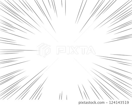 集中線漫畫風格背景素材 124143519