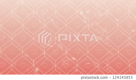 Pink heart background material Pink heart background material 124143853