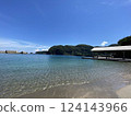 伊根町浦島漁港風景02 124143966