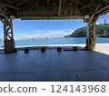 伊根町浦島漁港風景04 124143968