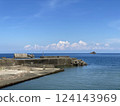 伊根町浦島漁港風景05 124143969
