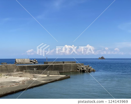 Scenery of Urashima fishing port in Ine town 05 124143969
