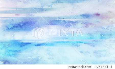 日本紙上不斷變化的漣漪 - 水的形象 124144101