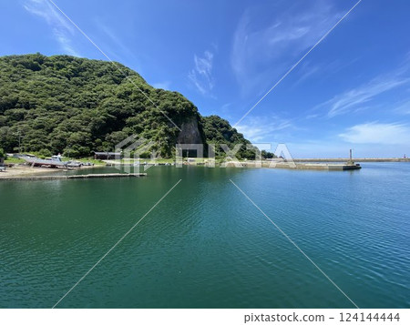 兵庫縣新溫泉町濱坂漁港風景 04 124144444