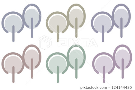 Colorful tree 124144480