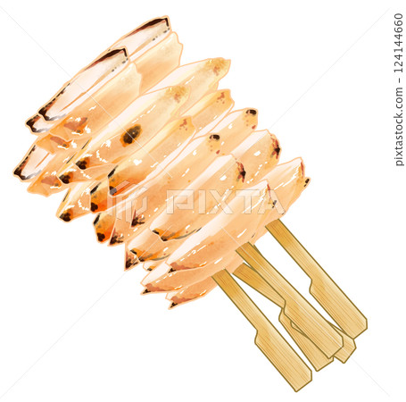 Yakitori pork belly 5 pieces 124144660