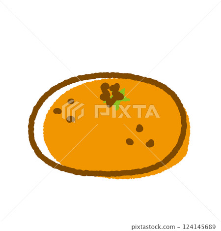 Mandarin orange loose vector illustration material 124145689