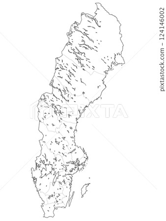 瑞典空白地圖 124146002
