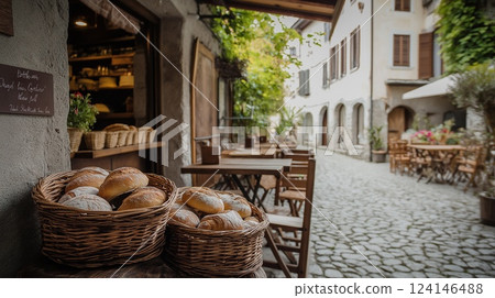 後巷時尚咖啡館的露台座位 124146488