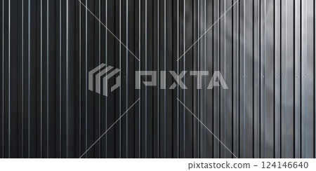 Industrial Aesthetic. Punched, drilled, and pierced with holes and openings, wall or building 124146640