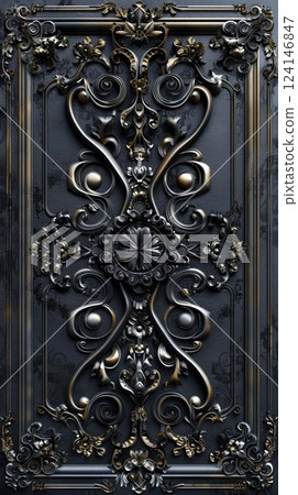 Architectural Abstraction. Cut, sliced, and sheared with a sharp edge, wall or building texture 124146847