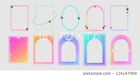 Y2k gradient frame set 124147069