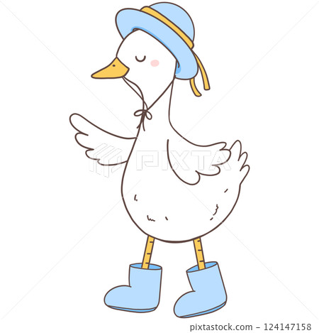 Cottagecore spring silly goose 124147158