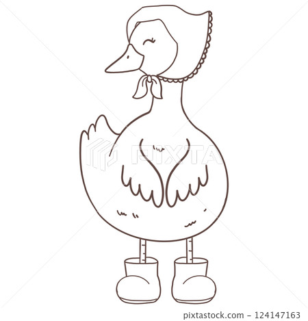 Cottagecore spring silly goose 124147163