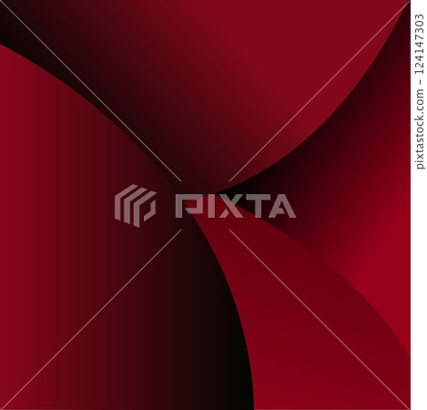 奢華、優雅、美麗的漸層背景插圖，光澤、高貴、紅色、深紅色 124147303