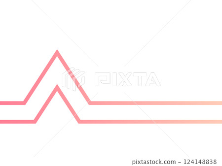 Pink graph style decorative lines 124148838