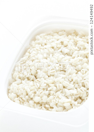 Rice with glutinous barley Rice with glutinous barley 124149492