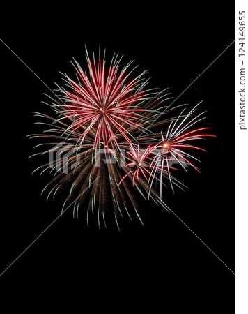 背景材料：暴漲，可用複制空間，黑色背景 124149655