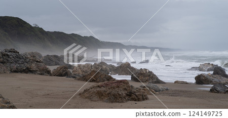 Rough sea Rough sea 124149725