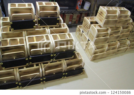 Sanding wood products 124150086