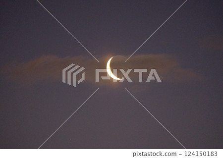 電線和新月 電線和新月 124150183