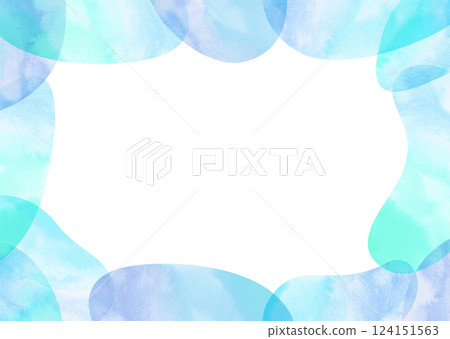 Gentle watercolor frame Gentle watercolor frame 124151563