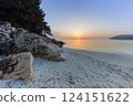 Marble beach (Saliara beach), Thassos Islands, Greece 124151622