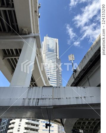 Tokyo Metropolitan Government Building seen from the Metropolitan Expressway Tokyo Metropolitan Government Building seen from the Metropolitan Expressway 124153290