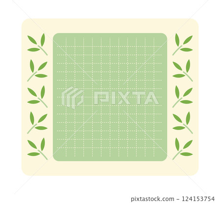 Cartoon task planner element isolated. Cute paper sticky note, to do list or memo message notepad paper sheet. Vector colorful blank schedule, note paper 124153754