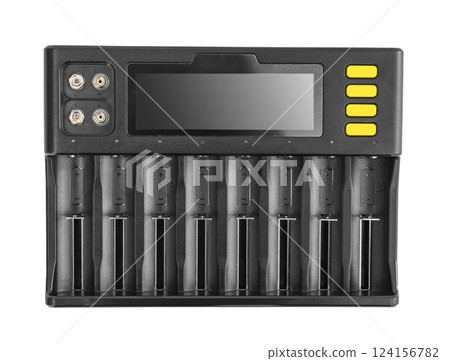 battery charger close up battery charger close up 124156782