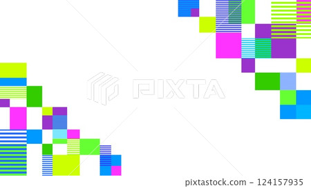 Geometric pattern frame, rectangle, border, white background 124157935