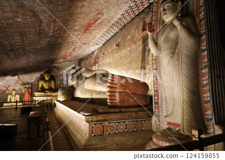 Rangiri Dambulla Cave Temple, inside cave 2 [Sri Lanka] 124159855
