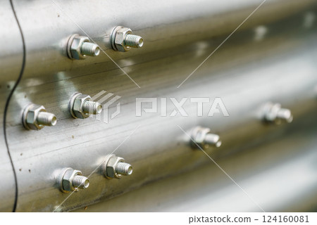 Sheet metal pattern background Sheet metal pattern background 124160081