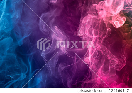 Colorful smoke abstract background 124160547