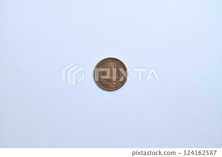Japanese yen, coins Japanese yen, coins 124162587