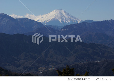 富士山 (從高尾山頂俯瞰) 124162729