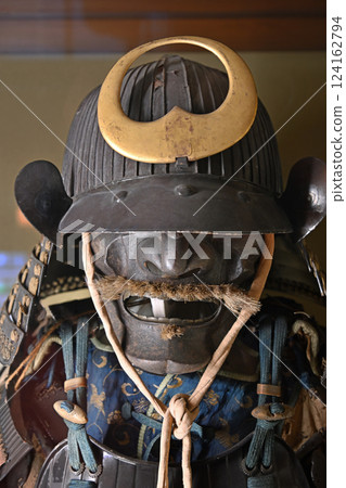 Armor in a samurai residence Armor in a samurai residence 124162794