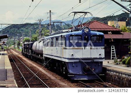 1993年飯田線ED6217次貨運列車 124163752