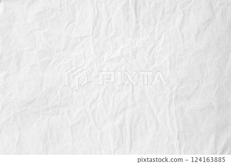 White crumpled paper texture background 124163885