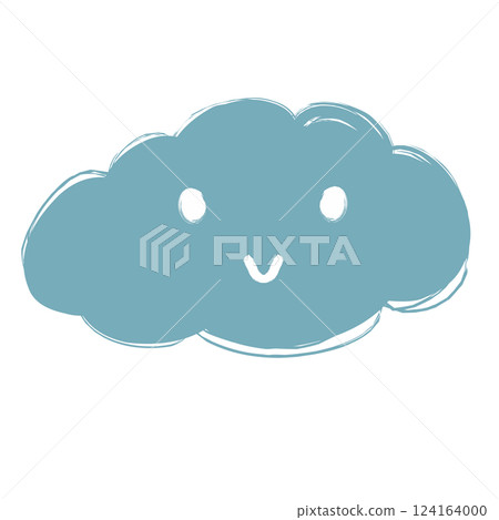 The cloud is smiling cutely The cloud is smiling cutely 124164000