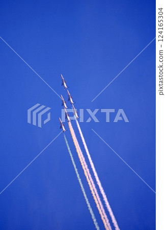 April 26, 1997 Nellis Air Force Base Air Show, 50th Anniversary of the US Air Force, Blue Impulse April 26, 1997 Nellis Air Force Base Air Show, 50th Anniversary of the US Air Force, Blue Impulse 124165304