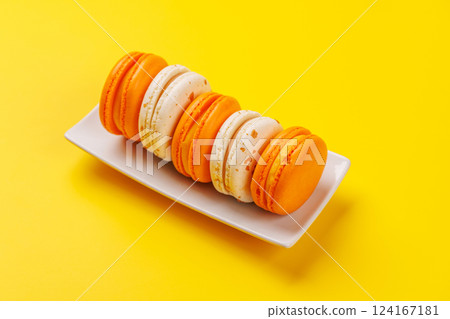 A delightful assortment of fresh macaroons A delightful assortment of fresh macaroons 124167181
