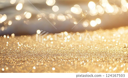閃閃發光的金光背景 124167503
