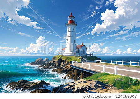燈塔風景 124168308