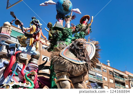 Fallas (Fallas) Spain Festival Valencia 124168894