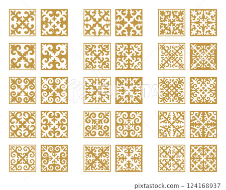 Kazakh ornament collection 14 124168937