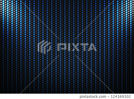 Abstract modern blue black carbon fiber textured material design for background, wallpaper, graphic design 124169102