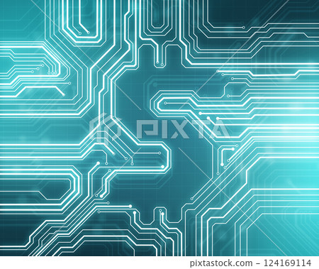 Abstract illustration of blue dollar symbol. Conceptual image of business technology, finance, market in internet data area. Abstract illustration of blue dollar symbol. Conceptual image of business technology, finance, market in internet data area. 124169114
