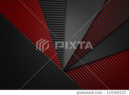 Abstract modern red black carbon fiber textured material design for background, wallpaper, graphic design Abstract modern red black carbon fiber textured material design for background, wallpaper, graphic design 124169125