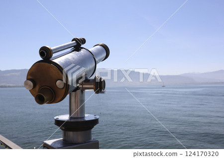Panorama of Lake Constance, Lindau, Bavaria, Germany Panorama of Lake Constance, Lindau, Bavaria, Germany 124170320